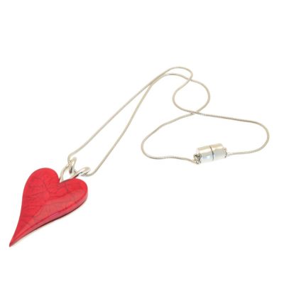 Red Heart Necklace.