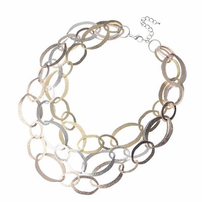 Trio Of Colours. Necklace. Fashion Jewellery