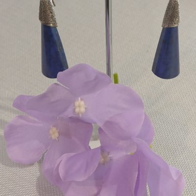 Long Drop Lapis Lazuli Earrings