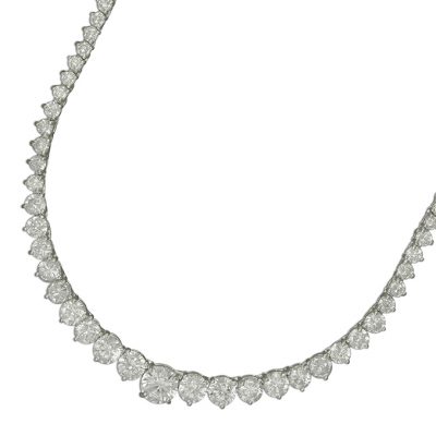 Sterling Silver Cascade Necklace