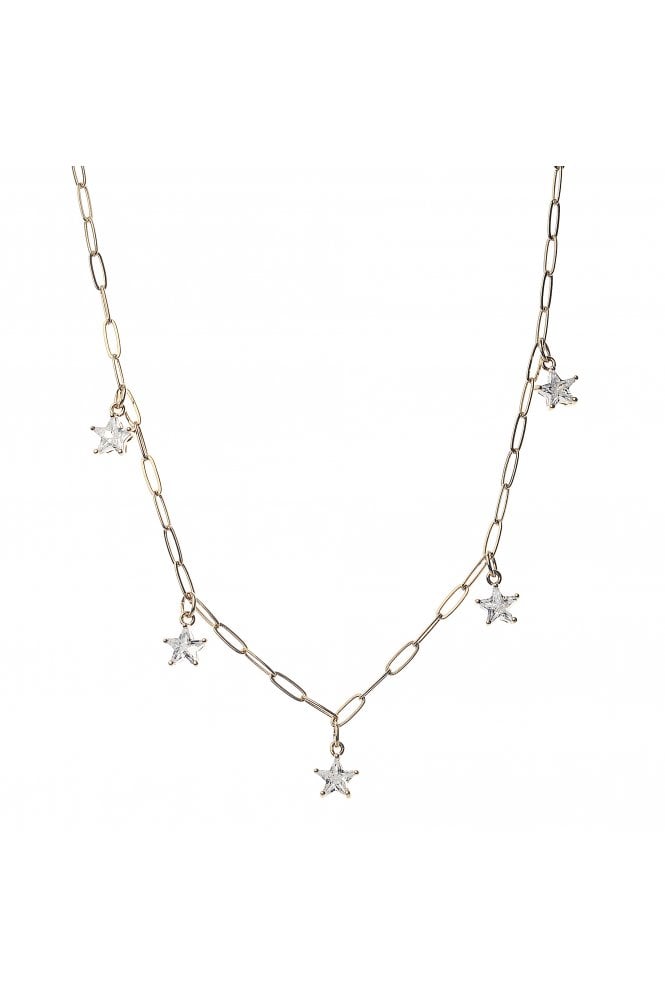 Celestial Prism Cascade Star Necklace