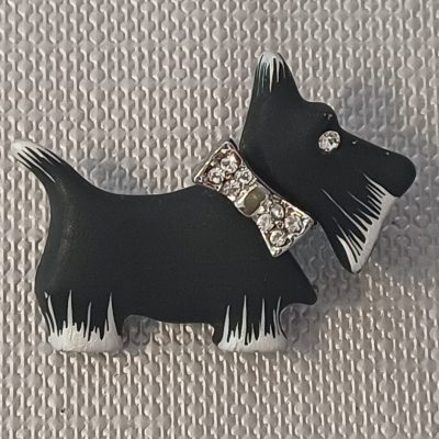 Terrier Brooch