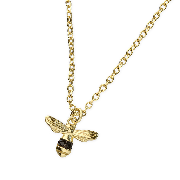 Small Gold Bee Necklace