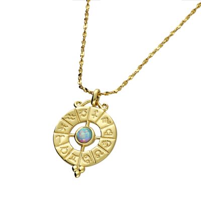 Golden Zodiac Necklace