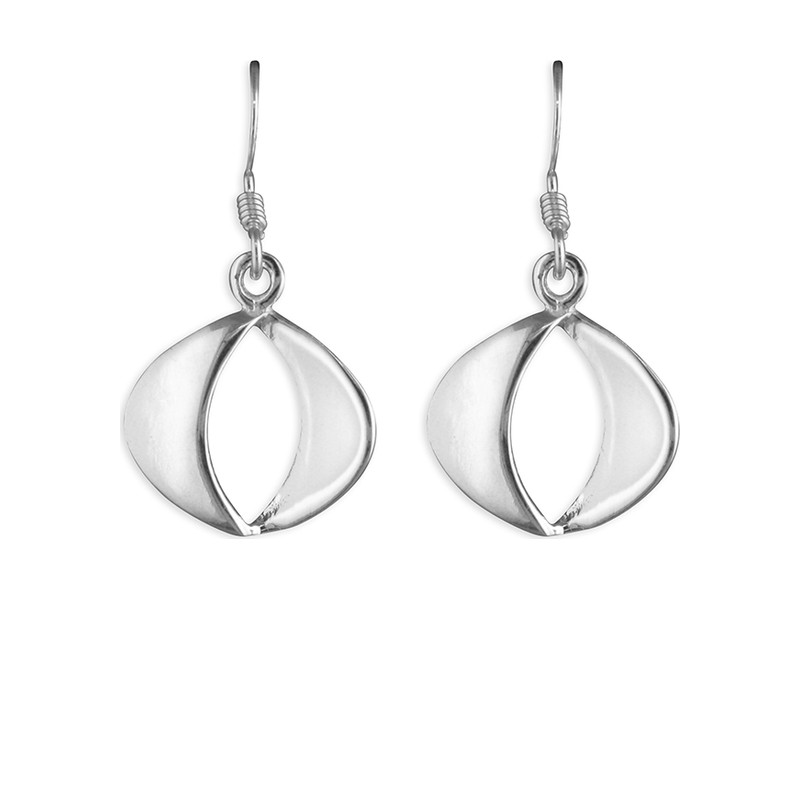 Silver earrings Sterling silver drop earrings